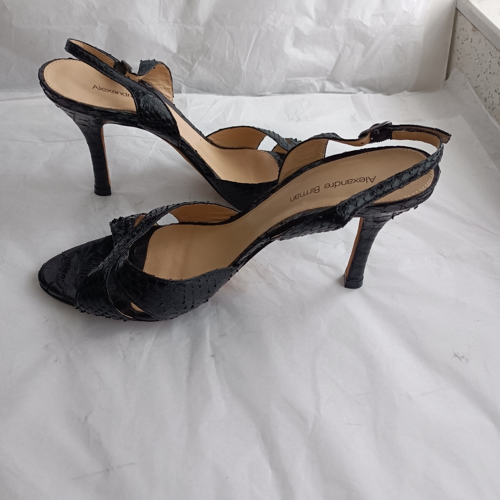 Alexandre Birman Python Snake Heeled Sandals 9 - image 8